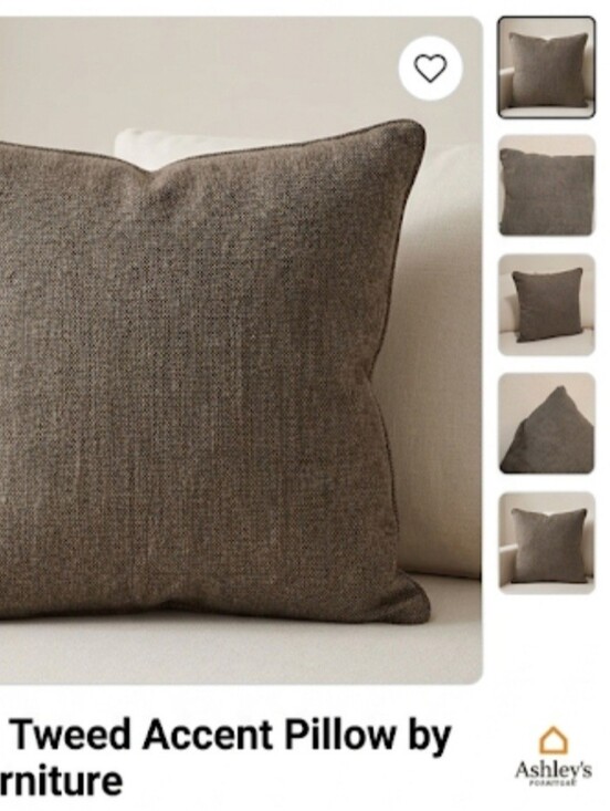 craftsman by ashley furniture Other - Free Shipping. 20in; Cozy Brown Accent Pillow